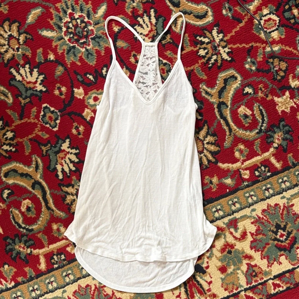Y2K Ribbed Tank Top - Picture 1 of 4